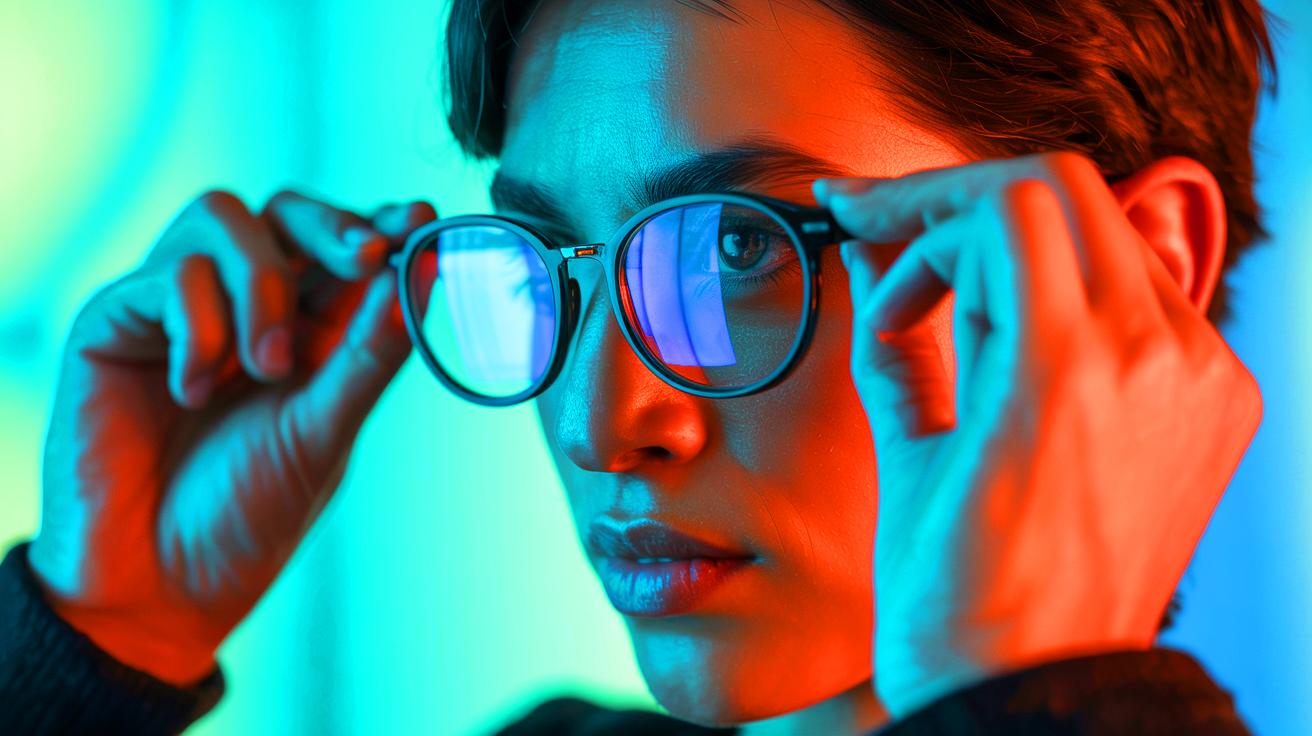 Adjusting to a new perspective—both visually and mentally—as new lenses bring clarity to the world.